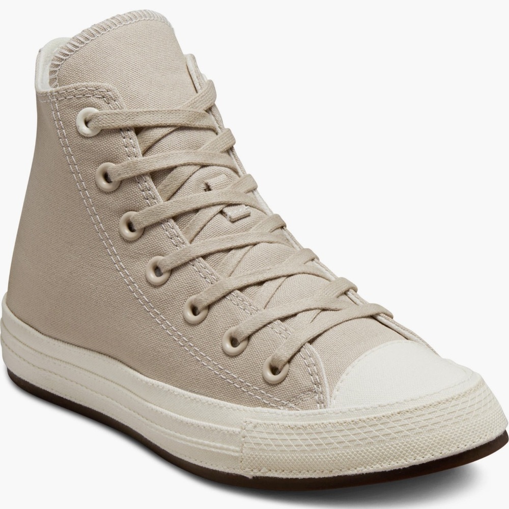 Converse Cream High-Top Sneakers W9.5